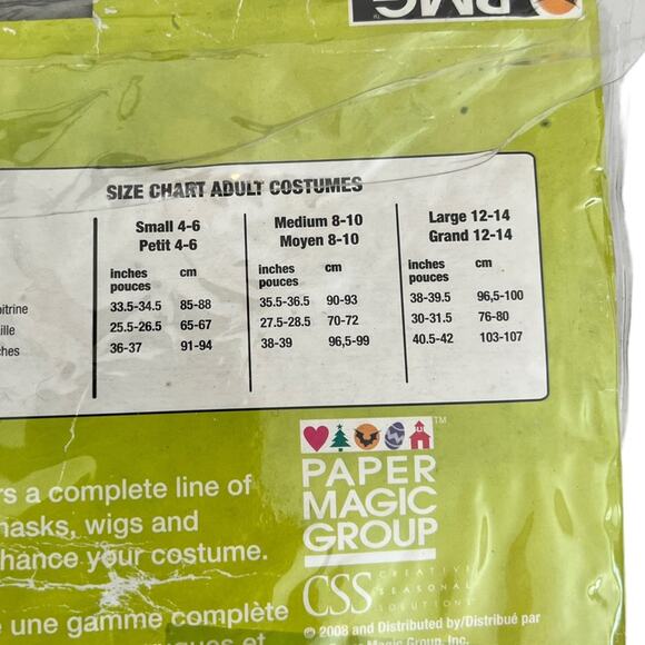 PMG Halloween Costume 60s Gogo Mojito Mojo Mod Size Large 12/14 New - Picture 8 of 15